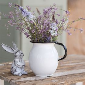 Wide Mouth Charcoal Pitcher