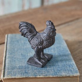 Cast Iron Rooster - Rustic Brown - Min of 2