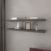 Floating Shelf Lyle, Living Room, Matt Gray