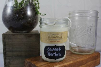 Soy Wax Essential Oil Candle Extra Long Burning (Scent: Unscented)