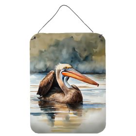 NEW Pelican Wall or Door Hanging Prints Aluminum Metal Sign Kitchen Wall Bar Bathroom Plaque Home Decor Front Door Plaque, 12x16, Multicolor (Default: Default)